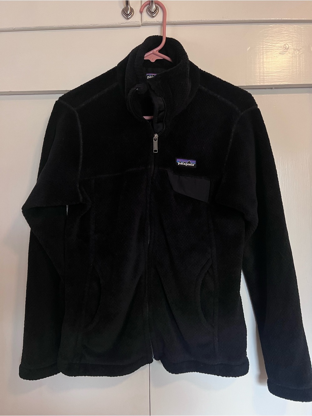 Patagonia Black Fleece Full-Zip Jacket Womens M